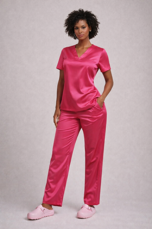 “Radiant Muse” Satin Set